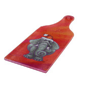 Weihnachten in Rot Schneidebrett (Ecke)