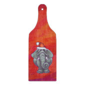 Weihnachten in Rot Schneidebrett (Vorderseite)