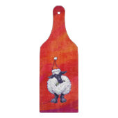 Weihnachten in Rot Schneidebrett (Vorderseite)