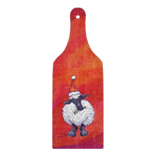 Weihnachten in Rot Schneidebrett (Vorderseite)