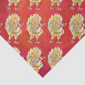 Weihnachten in Rot Seidenpapier (Ausschnitt)