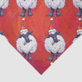 Weihnachten in Rot Seidenpapier (Ausschnitt)