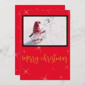 Weihnachten in Rot und Foto (Vorne/Hinten)