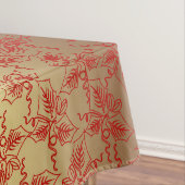 Weihnachten in Rot und Gold Tischdecke (Beispiel)