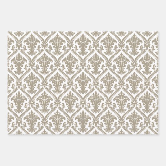 Weihnachten in Rot und Weiß Geschenkpapier Set (Vorderseite 3)