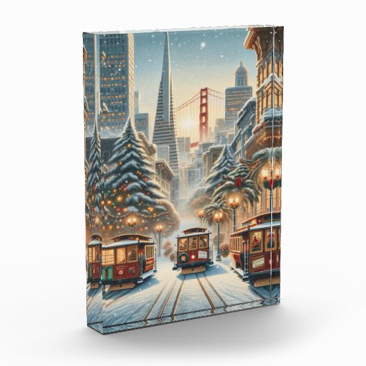 Weihnachten in San Francisco – Golden Gate Fotoblock (Links)