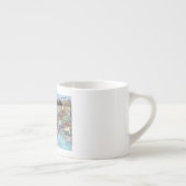 Weihnachten in Santa Barbara Espressotasse (Rechts)