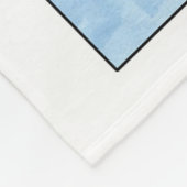 Weihnachten in Santa Barbara Fleecedecke (Ecke)