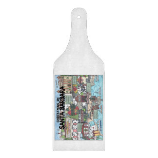 Weihnachten in Santa Barbara Schneidebrett