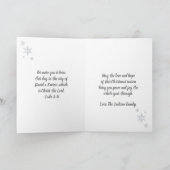 Weihnachten in Schwarz und Weiß (Innenseite)