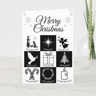 Weihnachten in Schwarz und Weiß