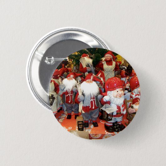 Weihnachten in Schweden Button (Vorne & Hinten)