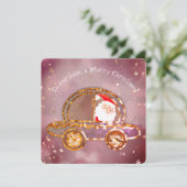 Weihnachten in seinem Auto Einladung (Stehend Vorderseite)