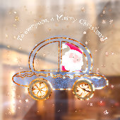 Weihnachten in seinem Auto Fensteraufkleber (Blatt 2)