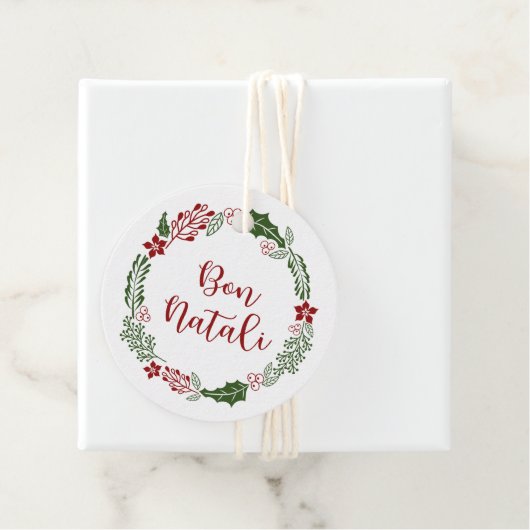 Weihnachten in Sizilien, Bon Natali, Custom Geschenkanhänger (Beispiel)