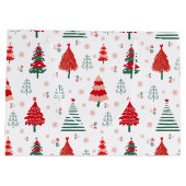 Weihnachten in Skandinavien Große Geschenktüte (Rückseite)