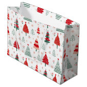 Weihnachten in Skandinavien Große Geschenktüte (Vorderseite Schrägansicht)