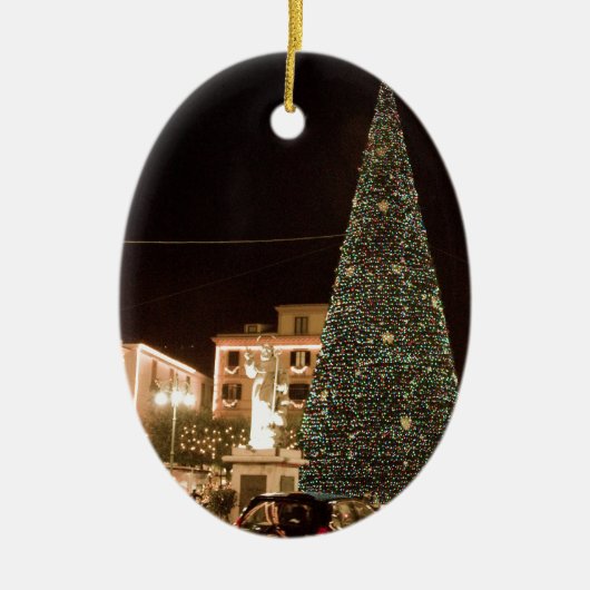 Weihnachten in Sorrent Keramik Ornament (Vorne)