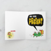 Weihnachten in sozialer Ferne Karte (Innenseite)