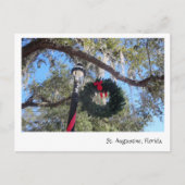 Weihnachten in St. Augustine Postkarte (Vorderseite)