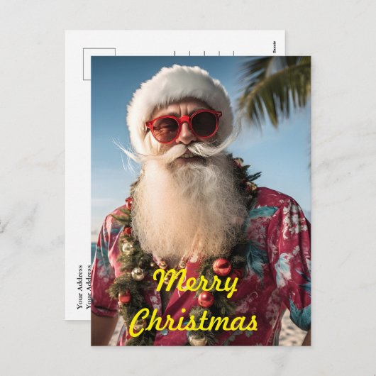 Weihnachten in tropischer Atmosphäre (Vorne/Hinten)