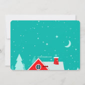 Weihnachten in unserer neuen Zuhause Holiday Foto  (Rückseite)