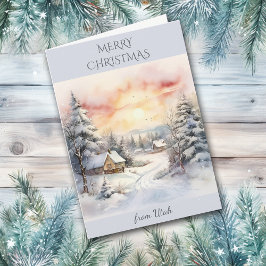 Weihnachten in Utah Winterlandschaft