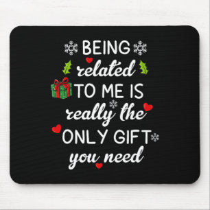 Weihnachten in Verbindung mit mir Spaß Familie Paj Mousepad