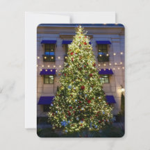 Weihnachten in Waldorf Astoria Chicago Note Card