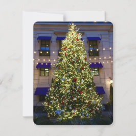 Weihnachten in Waldorf Astoria Chicago Note Card Mitteilungskarte