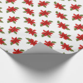 Weihnachten in Weiß Geschenkpapier (Ecke)