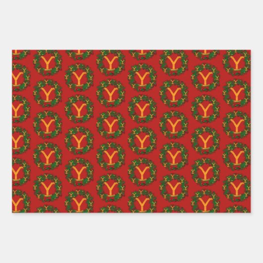 Weihnachten in Yellowstone - Geschenkpapier Set (Vorderseite 2)