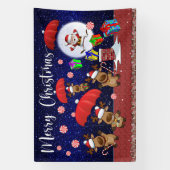 Weihnachten Indoor oder Outdoor Banner (Vertikal)