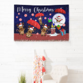 Weihnachten Indoor oder Outdoor Banner (InSitu)