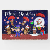 Weihnachten Indoor oder Outdoor Banner (Horizontal)