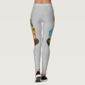 Weihnachten - Ingwer Brot Mann Leggings (Rückseite)