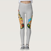 Weihnachten - Ingwer Brot Mann Leggings (Vorderseite)