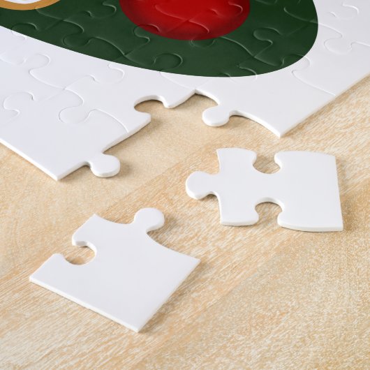 Weihnachten - Ingwer Brot Mann Puzzle (Seite)