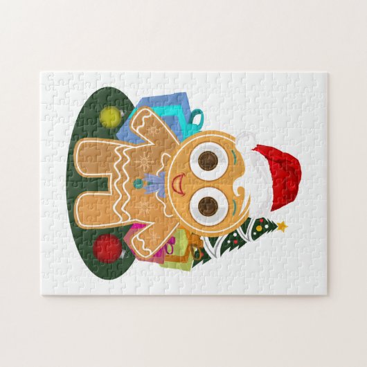 Weihnachten - Ingwer Brot Mann Puzzle (Horizontal)