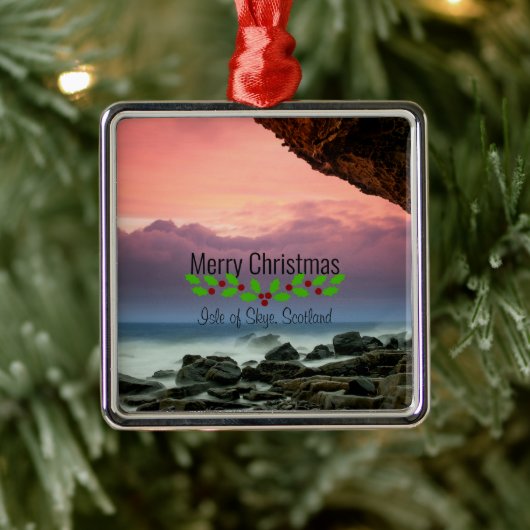 Weihnachten, Insel Skye, Schottland, Ornament Aus Metall (Baum)