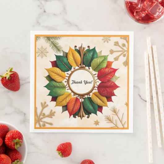 "Weihnachten Inspiriert" Serviette (Beispiel)
