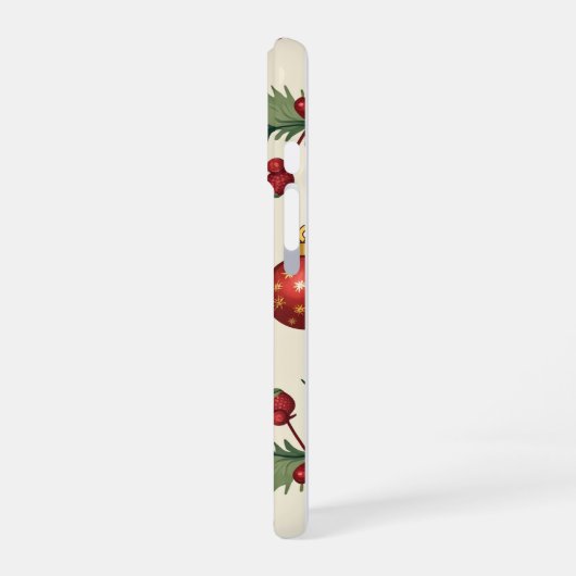 Weihnachten iPhone 16 Slim Fit Case, Glossy iPhone 16 Hülle (Linke Seite)