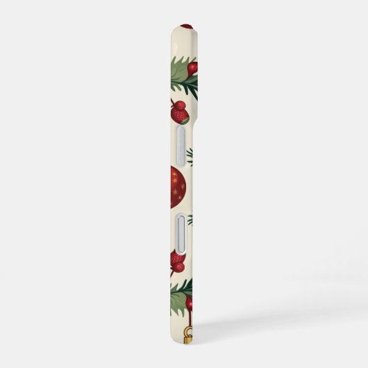 Weihnachten iPhone 16 Slim Fit Case, Glossy iPhone 16 Hülle (Rechte Seite)