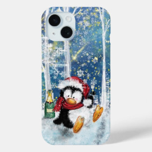 Weihnachten iPhone Case Geschenk Happy Party Pingu