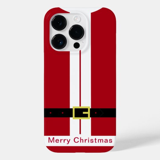 Weihnachten iPhone Case Geschenk Weihnachtsmann (Rückseite)