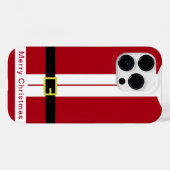 Weihnachten iPhone Case Geschenk Weihnachtsmann (Rückseite (Horizontal))