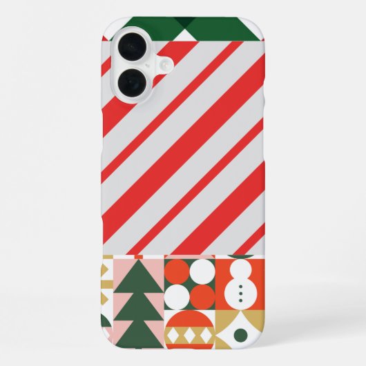Weihnachten iPhone Hülle (Rückseite)