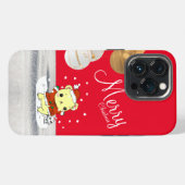 Weihnachten iPhone Hülle (Rückseite (Horizontal))