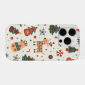 Weihnachten iPhone Hülle (Rückseite (Horizontal))