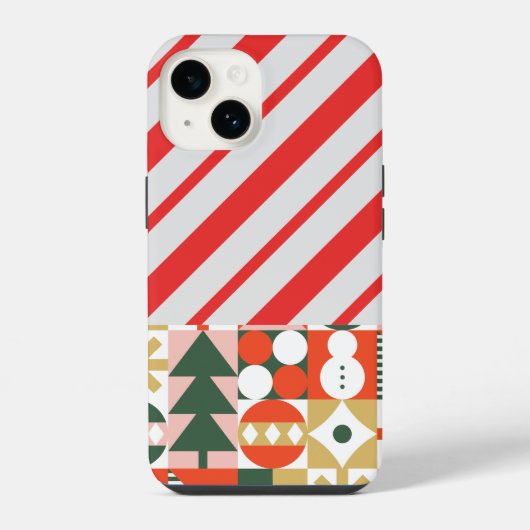 Weihnachten iPhone Hülle (Rückseite)